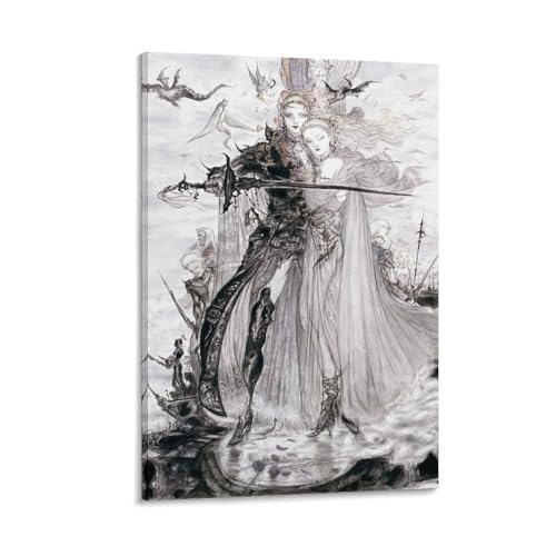 Yoshitaka Amano VF t@Cit@^W[ 16  |X^[ LoX EH[A[g 摜 G  |p ǂ̊G  \t@̔wiG24x36inch(60x90cm)
