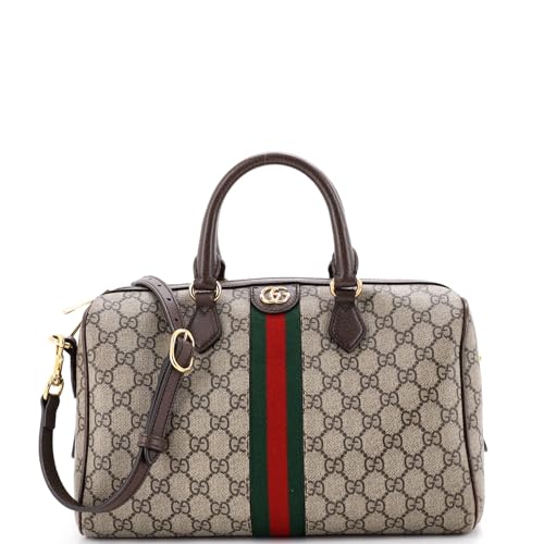 Gucci, Pre-Loved Ophidia Convertible Boston Bag GG Coated Canvas Medium,