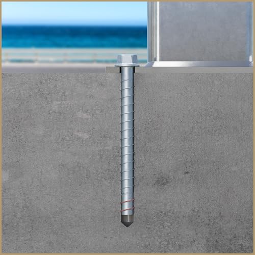 Simpson Strong-Tie THD50300H6SS Titen HD 1/2 in. x 3 in. Type 316 Stainless Steel Heavy-Duty Screw Anchor (25-Qty)