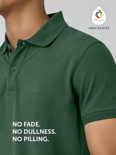 Image of XYXX Men's Nova 100% Combed Cotton Regular Fit Polo T-Shirt