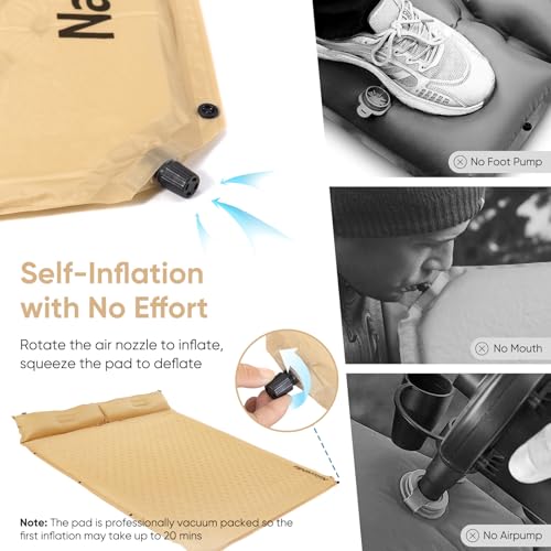 Matelas de camping gonflage rapide contre le mal de dos - 4
