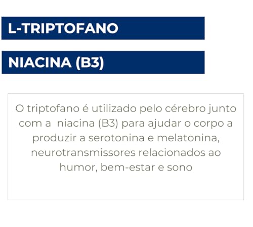 Melatonina 120 Cápsulas + Triptofano, Magnésio, Vitaminas B3 e B9, 4 Meses de Uso, Fortalvit