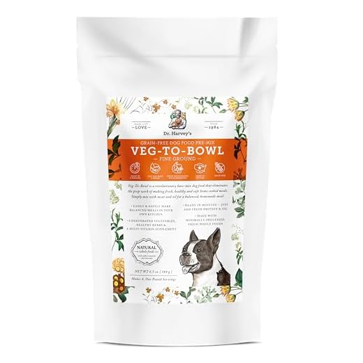 Dr. Harvey's Veg-to-Bowl Fine Ground Dog Food, Human Grade Dehydrated Base Mix for Dogs, Grain Free Holistic Mix for Small Dogs Trial Size (6.5 oz)