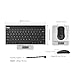 Arteck 2.4G Wireless Keyboard and Mouse Combo Ultra Compact Slim Stainless Full Size Keyboard and Ergonomic Mouse for Computer/Desktop/PC/Laptop and Windows 10/8/7 Build in Rechargeable Battery