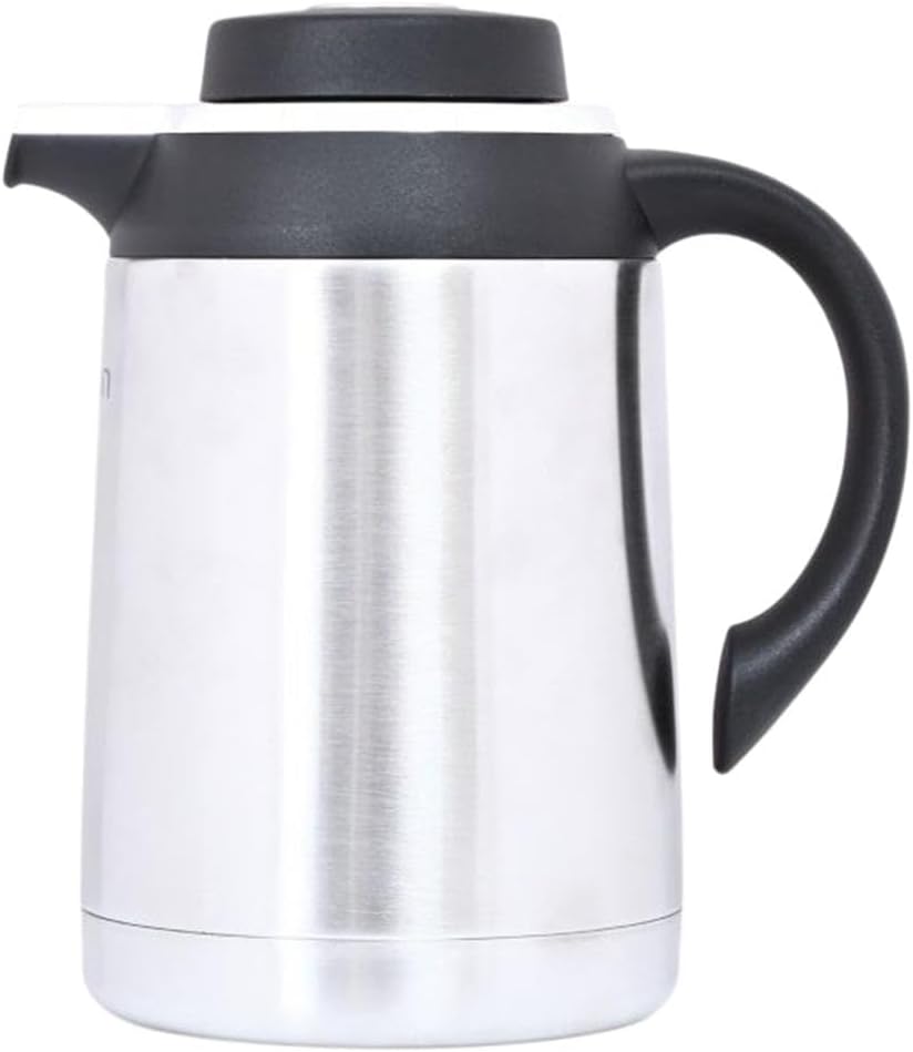 Stainless Steel Regal Flask, Silver/Black, Rf-124