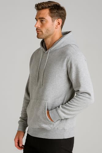 Image of GYRFALCON Solid, Regular Fit, Cotton Fleece Blend, Hooded Sweatshirt Pullovers for Men & Women(Pack of 1)