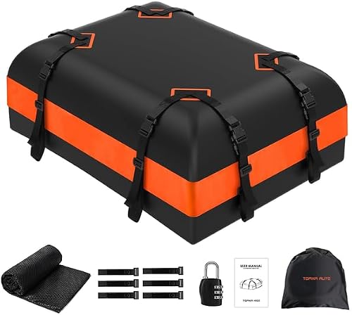 TopikaAuto - 840D Waterproof Car Roof Luggage Bag Carrier Bag, 425L/568L