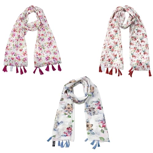 Image of Multicolor Scarf Lightweight & Comfortable for All Seasons (180x55cm)