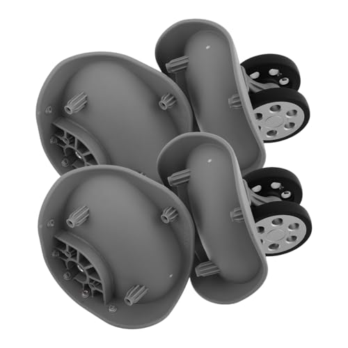 KAILIKETIY 2組 ユニバーサルスーツケース交換キャスター 静音耐久プラスチック製スムーズ転車輪 取り付け簡単トロリーケース修理用