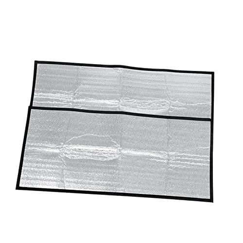 GRIRIW 2Pcs Reptile Heating Pad with Reflective Film Insulation Mat for Pet Warmth and Mat for Snakes Lizards and Animals