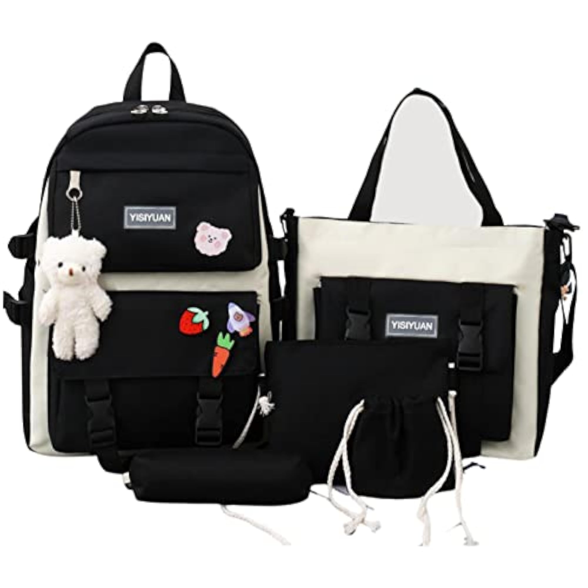 Girls' School Backpack Set, Stylish and Functional