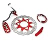 JIEWEI Premium Quality Système de Frein Avant Moto Levier étrier Support de Cylindre Flexible 320mm Disque de Rotor for H0NDA CR 125 R 250 E CRE CRF 250 X F R Tout Neuf