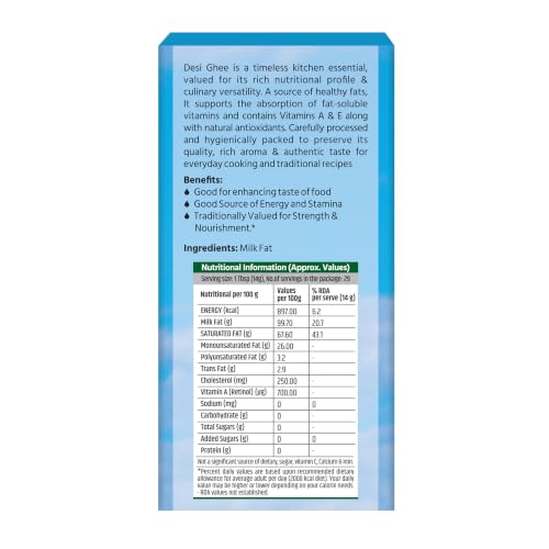 Image of Baidyanath Desi Ghee for Cooking & Daily Use, 450 ml