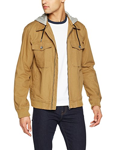 BILLABONG Barlow Canvas Abrigo, Hombre, Marrón (Tobacco 2845), Medium