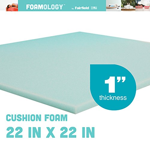 Fairfield FC221 Cushion Foam, 22" by 22" by 1"