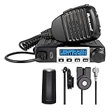 Midland® – MXT115VP3-15 Watt GMRS MicroMobile® Two-Way Radio - Off Roading Outdoor Farm - Extended 3dB gain Universal Lip Mount Antenna Dustproof Noise-Canceling Microphone - 8 Repeater Channels