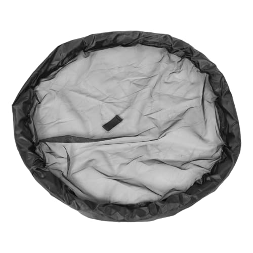 KONTONTY Îlot Flottant Rond pour Plantes Aquatiques Jardin, Barrière Flottante Anti-Poissons pour Bassin, Filet Protecteur Solide Noir, Décor Étang Sécurisé, Support Plantes Insulaires