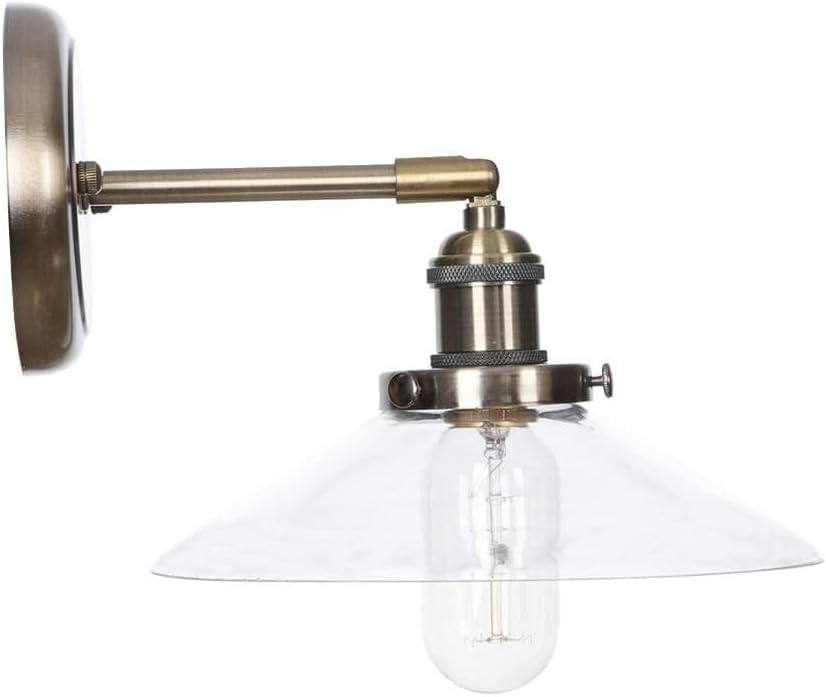 Miniatura 7 de Wall Lamps Glass Loft Wall Lamp Lights Retro Industrial Wall Lighting Fixtures Edison Lantern Compatible Bedroom Living Room LED Lamparas