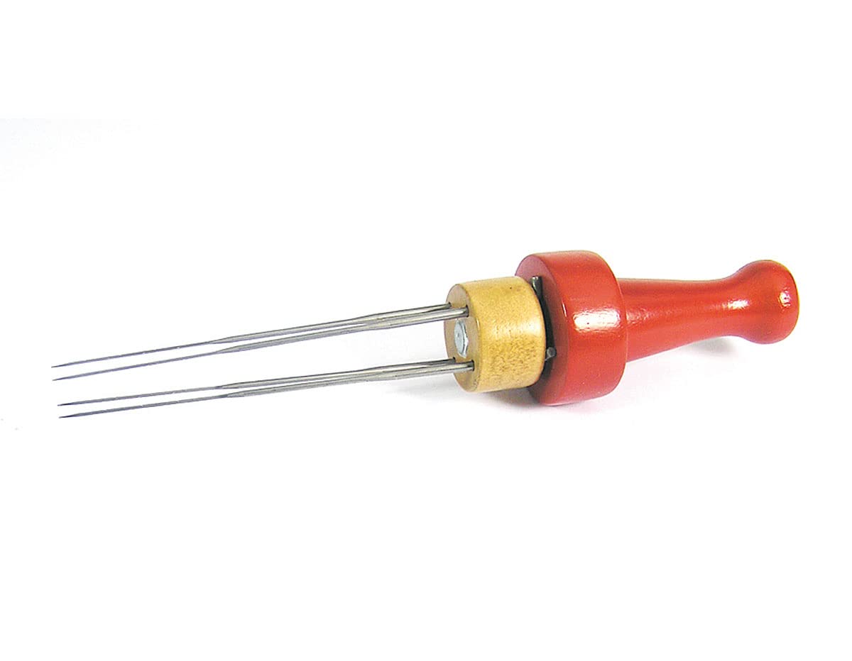 Poignée pour 4 aiguilles à feutrer 7 x 3 cm pour éviter la fatigue des doigts 25u