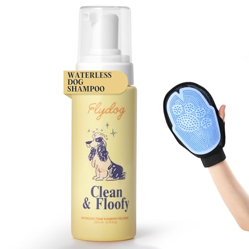 Clean and Floofy Dry Dog Shampoo with Glove – No