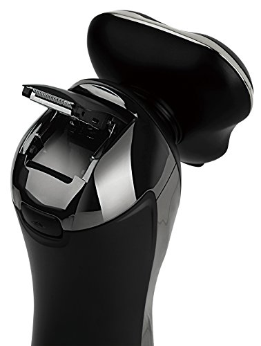 Electric Razor for Men Black Rotary Shaver Beard Trimmer Nose Trimmer Facial Cleansing Brush 5 in 1 Cordless Waterproof USB Charging Rechargeable - Thumbnail 5