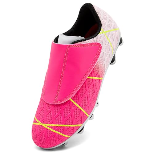 Botas de fútbol césped artificial para adolescentes de deporte blanco