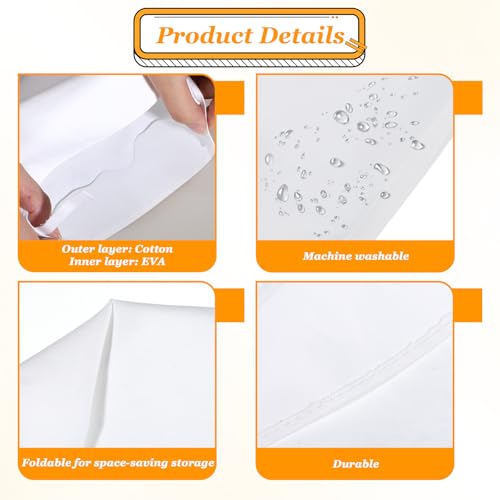 4PCS Reusable Piping Bags - Large Cotton Icing Frosting Bags for Dessert & Candy Artistry, Pastry Essential Baking Supplies, Holiday Cake Decorating Kit Chocolate & Cookie Accessories - 16Inch