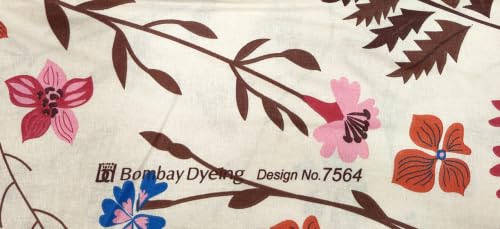 Image of Bombay Dyeing Epigram Printed Single Bed 100% Cotton Bedsheet Collection - (224X150) (G. Blue)