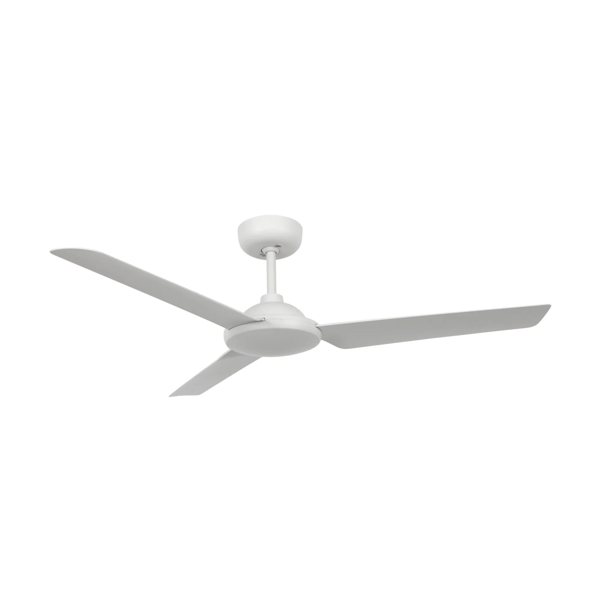 Ventilateur de plafond 122 cm blanc Bayside Somerset avec régulateur mural fixe