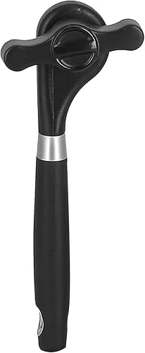 Abrelatas de mano, abrelatas de mano, resistente borde liso manual, abridor de tarros multifunción, herramienta de cocina para abrir tapas de