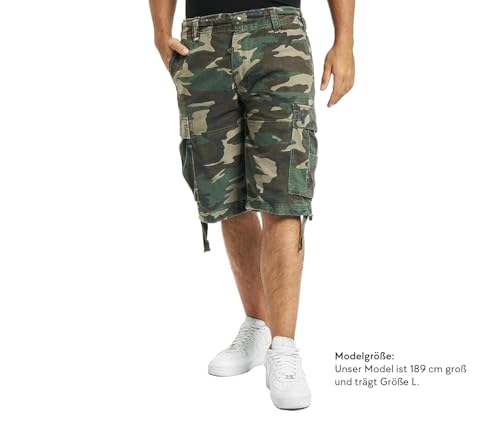 Brandit Vintage Shorts, Farbe: Woodland, GrößE: L - 2