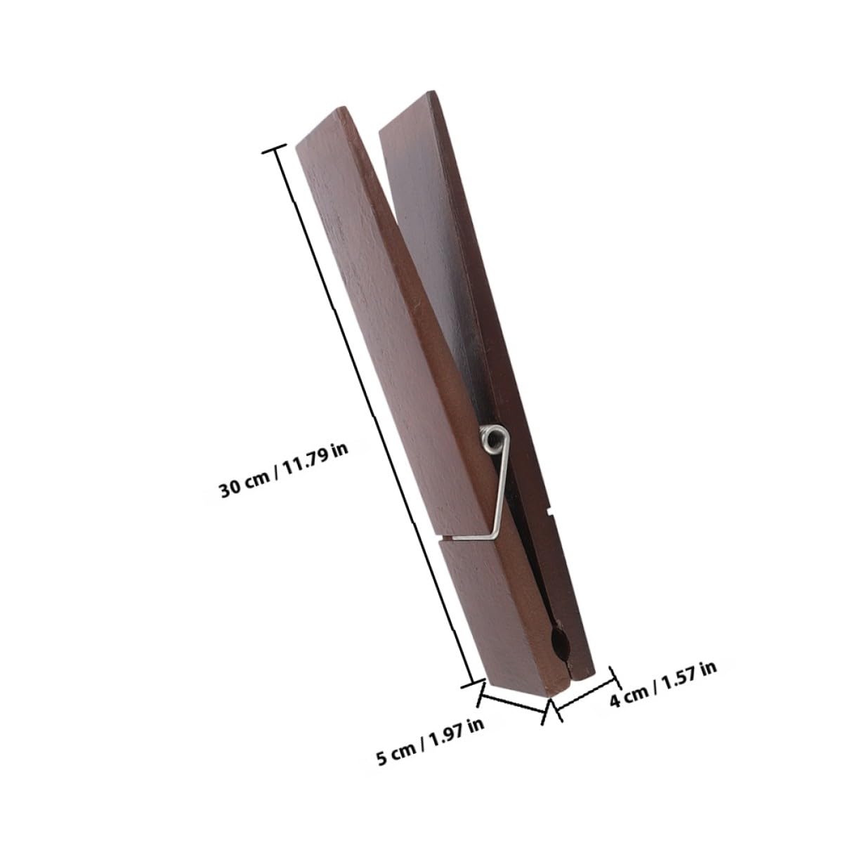 Ganchos de Pared de Madera para Colgar Toallas, Set de 2 Pinzas Grandes, Toallero Rústico para Baños y Lavandería