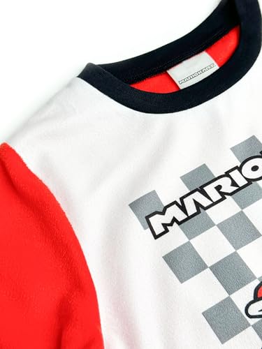 Super Mario Boys Pajama Set - 2 Piece Pajama Set with Long Sleeve Top and Pants - Kids & Toddler Pajamas - Official Product3