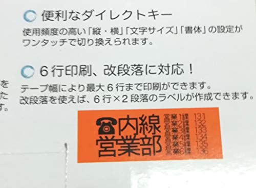 キングジム(Kingjim) ラベルライター「テプラ」PRO モノクロ SR170AM の商品画像 6