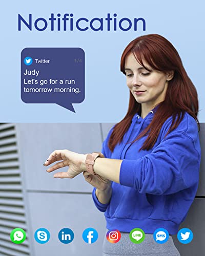 Grv Smart Watch For Women Ip68 Waterproof, Fitness Tracker Heart Rate Monitor Digital Watch, Smartwatch For Android Phones And Ios Phones Compatible With Iphone Samsung Pink #TOP4