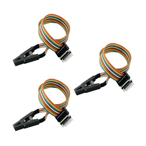 3PCS SOP16 IC Test Clip SOP16 to DIP16 Test Clip Suitable for 25 Series Chips Universal Body Programming Clip Test Clamp