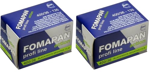 Foma 400/36-135 Fomapan Action Film négatif Noir et Blanc (Lot de 2)