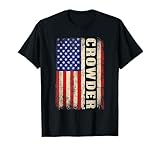 CROWDER Last Name Shirt CROWDER Name American Flag T-Shirt