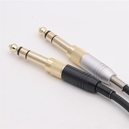 Adaptador jack 3.5mm a 6.35mm para conectar auriculares de estudio en mesas de mezclas 8