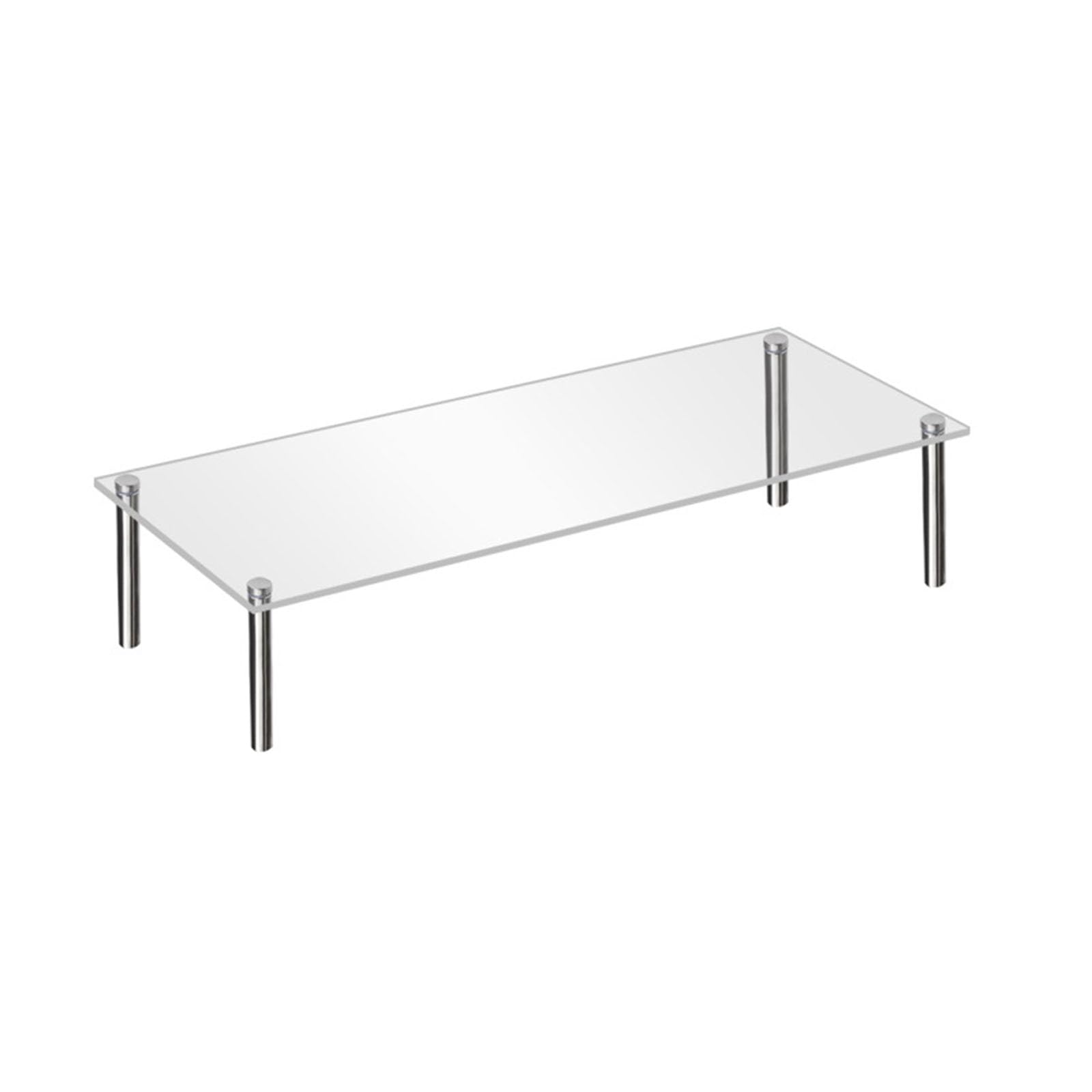 Mekalero 1Set Clear Acrylic Cake Display Rack Table Decorative Holder Household for Wedding Cupcake Dessert Display Acrylic Cake