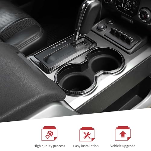 Portavasos para consola Ford F150 Raptor 2009-2014 fibra carbono miniatura 3