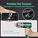 Cimesen Car Vacuum Portable 4 in 1 Vacuum Cleaner 10000Pa Mini Handheld Vacuum Cordless Rechargeable 120W High Power Vacuum Cleaner & Air Duster Multi-Nozzles for Car Home Office Pet