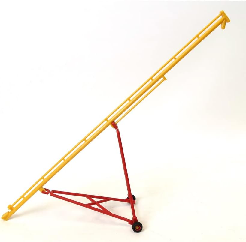 1/64 Red and Yellow Standi Toys Plastic Grain Auger (80 Feet to Scale) ST125