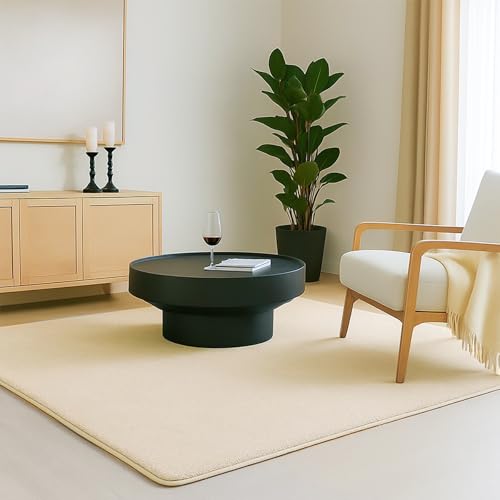 VOUNOT ® Tapis de Salon Moderne Ultra Doux Tapis à Poils Ras Lavable en Machine avec Un sous-Tapis antidérapant fourni pour Le Salon la Chambre ou la...