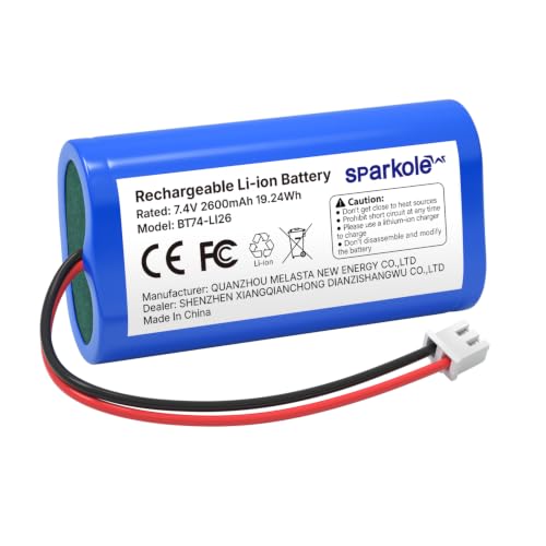 7.4V 2600mAh Li-ion Rechargeable Battery for Speaker/ Remote...