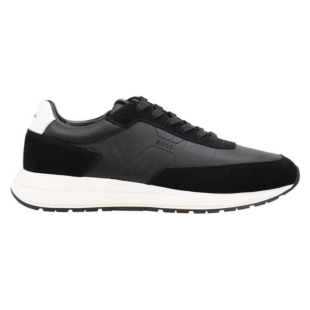 BOSS Men's Vinston_Runn_ltwasd 10275827 0 Trainers, Black, 9 UK