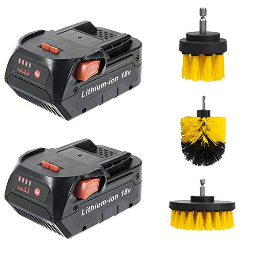 Cell9102 2Pack 18V Battery for Ridgid 18V Battery R840087 R840083 R840086 R840084 AC840085, Compative with Ridgid 18V Tools, Capacity Output 6.0Ah