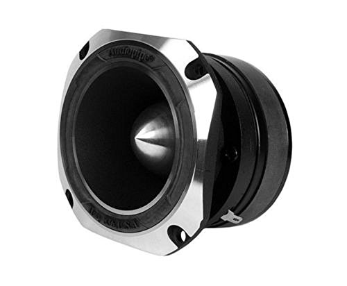 Audiopipe Heavy Duty Titanium Super Tweeter, Black (ATR-4061), Powerful & Crisp Highs, Pro-Grade Sound Upgrade, Durable Aluminum Design, Eye-Catching Candy Red for Car Audio