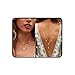 Tgirls Dainty Crystal Body Chain Sexy Backdrop Necklace Body Jewelry for Women and Girls (Gold)