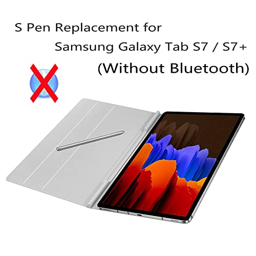 Image of Galaxy Tab S7 S Pen Replacement Tab S7+ Stylus Pen for Samsung Galaxy Tab S7,Tab S7+, Tab S7 FE, Galaxy Tab S7 Pen Without Bluetooth+Tips /Nibs (Mystic Silver)